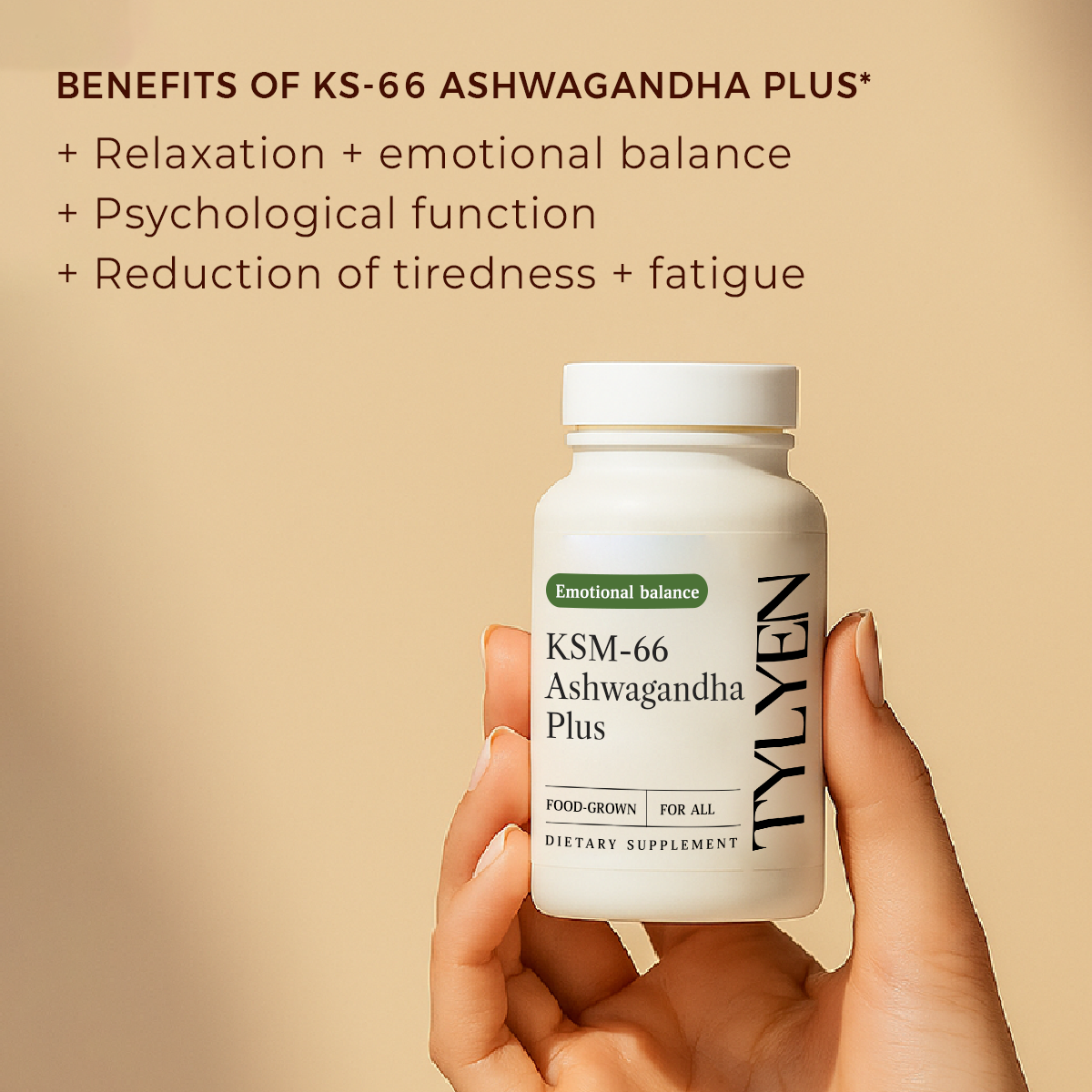 Tylyen KSM-66 Ashwagandha Plus